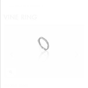 Sterling silver vine ring by Mignon Faget size 5.5